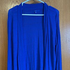 Blue Knit Lightweight Caridgan